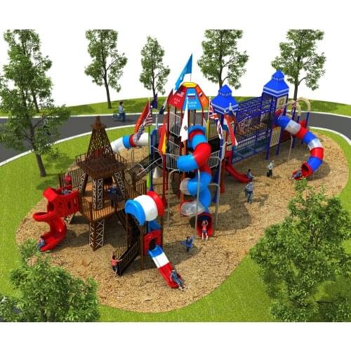 Giant outdoor playground structure equipment YLW-OUT1921