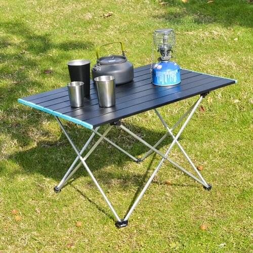 Small Folding Camping Table Portable Beach Table for Outdoor Picnic Cooking Backpacking RV Travl