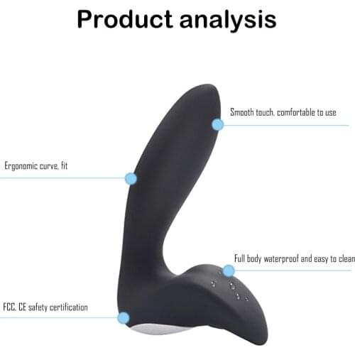 Man Prostate Massager Anal Vibrator Silicone Wireless Remote Control Butt Plug Sex Toys Women Man Masturbator Anal Toys Adult