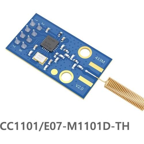 Cojxu CC1101 433M Rf Module E07-M1101D-TH 10dBm 500m Distance Wireless Data Transceiver Module 433MHz Small-size