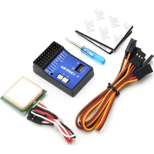 NB One 32 Bit Flight Controller Built-in 6-Axis Gyro with Altitude Hold Mode + GPS Module for FPV RC Fixed wing