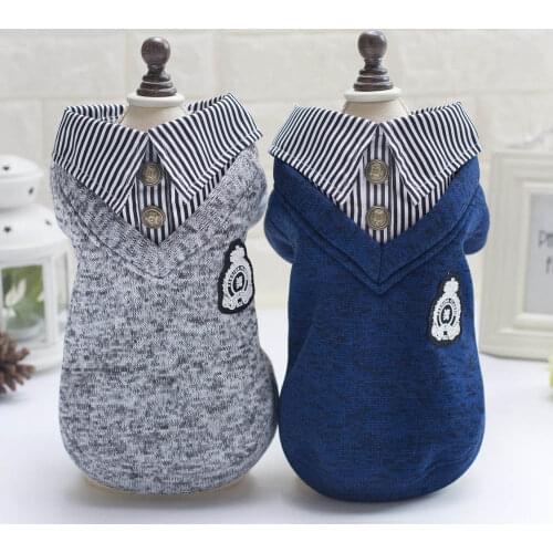 College Pet Dog Clothes Sweater Shirt Pullover for Chihuahua Puppy Warm Pet Coat Leisure Costume Clothing for Small Medium Dogs