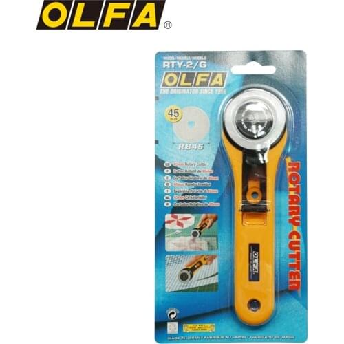 OLFA rotary patchwork leather hob 45mm cloth cutting sewing flat rubber band wheel cutter 41B cutting RTY-2/G