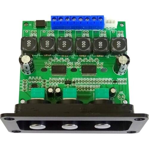 JABS TPA3118D2 Sound Amplifier Board 2.1 Subwoofer Amplifiers Digital Power Amplificador 2X30W+60W Audio Amp with Panel