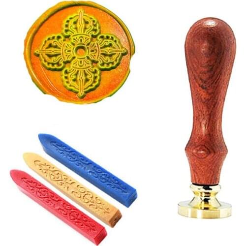 Signature Custom Wax Seal Stamp Fancy cross