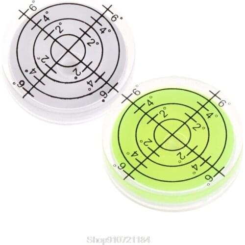 32x7mm Bulls-eye Bubble Degree Marked Surface Spirit Level For Camera Circular Oct Dropshipping