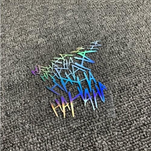 Car Styling and Decals Auto Truck Window Tail Exterior Decorate Accessories Sticker for Dark Style Movie Anime Joker HAHAHA