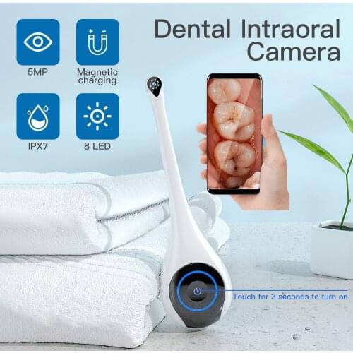 2021 Wireless Dental Intraoral Camera Dentistry HD 1080Pixel Teeth Inspect Endoscope Real-Time 8 Led Dentist Intra Oral Tools