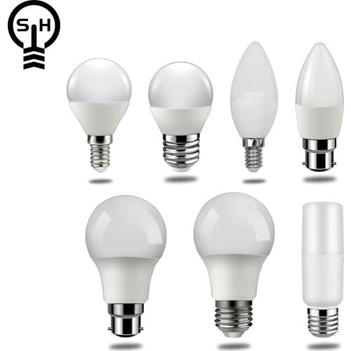 High Brightness LED Bulb 5W 7W 9W E14 E27 B22 Super Bright 3000 6000K Energy Saving Lamp for Home Office Interior Decoration