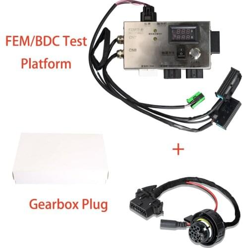 Test Platform For BMW FEM/BDC Car Key Programmer For BMW F20 F30 F35 X5 X6 I3 Test Platform with Gearbox Plug
