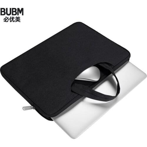 BUBM Universal Laptop Bag Notebook Case Sleeve For Macbook Pro HP Asus Computer 13.3 14 15.6 Inch Handbag Women Men Briefcase