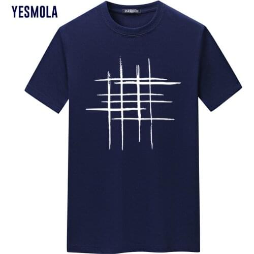 YESMOLA 2021 Mens T-shirt Summer Fashion Short Sleeve New Korean Tshirt Men Round Neck Loose Sleeve Harajuku Male Tee Shirt