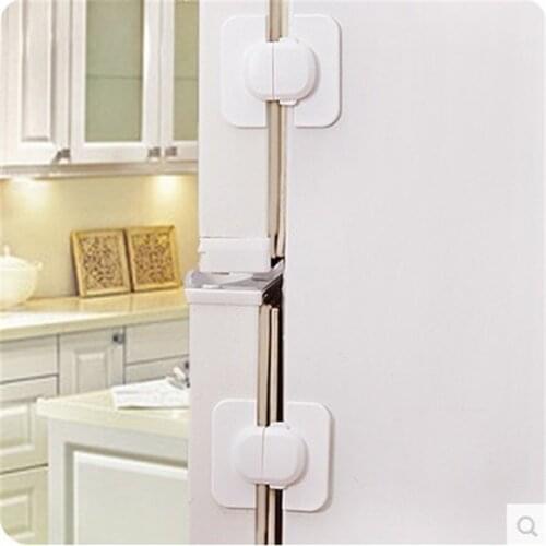 1 piece Kids Baby Care Safety Security Cabinet Locks & Straps Products For Fridge Door Free Shipping