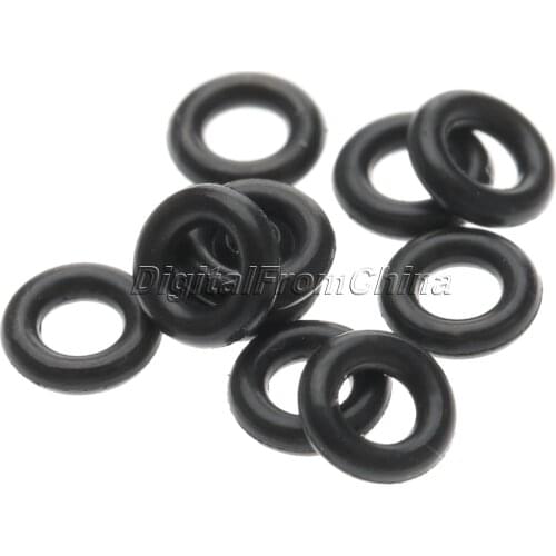 100Pcs/Set Hunting Rubber O Ring Black Gasket Grip Washer Grommets Stems/Flights Darts Arrow Tips Broadhead Replace Accessories