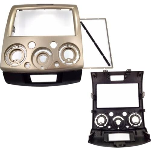 2Din Car DVD Stereo Frame Fascia For Everest Ranger Mazda BT-50 BT50 Radio Panel Plate Dash Mount Installation Trim Kit Bezel
