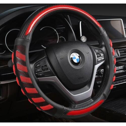PU Leather Car Steering Wheel Cover for BMW X1 X2 X3 X4 E84 F84 F39 E83 F25 G01 F97 F26 E87 E90 E91 G02 F98 Auto Accessories