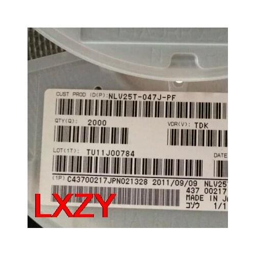 Free Shipping 2000pcs/lot new and original Wound Ferrite Inductors 2520 1008 NLV25T-047J-PF 47NH