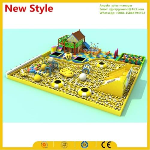 Supply million balls pool theme indoor playground with many play items