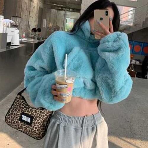 LWAIXS Women's Short Hoodies