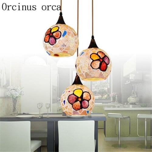 Mediterranean Restaurant chandelier creative shell meal chandelier pastoral style bar Chandelier Postage free