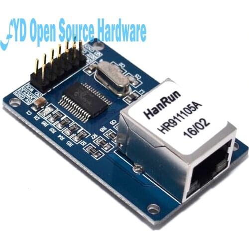 Mini ENC28J60 Ethernet LAN Network Module for arduino 51 AVR SPI PIC STM32 LPC Ethernet MCU development board supporting modules