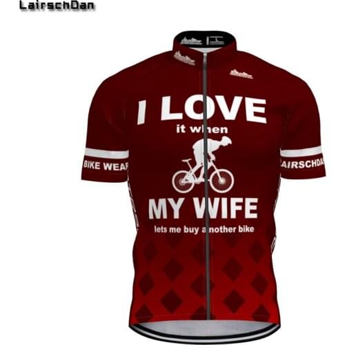 2020 LairschDan Men New Red Cycling Jersey Cycling Clothing Bicycle Jersey Bike Top Short Sleeve Bike Wear Mtb T-Shirt Sportwear