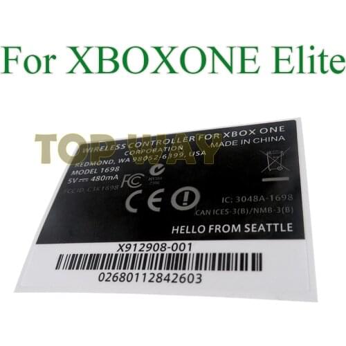 200PCS For XBOX ONE Elite Handle Label Back Sticker Controller FOR Microsoft XBOXONE Elite Skin Sticker Stickers Skins
