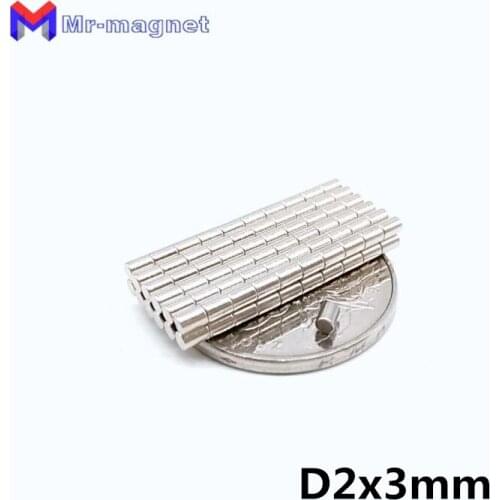 5000pcs 2 x 3 mm magnet Bulk Small Round NdFeB Neodymium Magnets Dia.2x3 N35 Super Powerful Strong Rare Earth NdFeB D2*3 Magnet