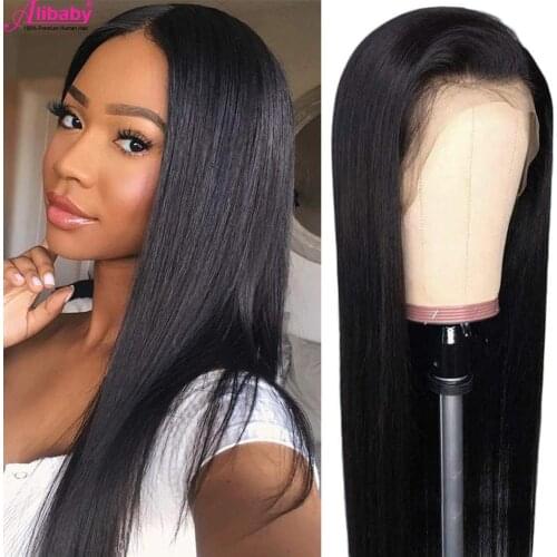 Closure Wig Lace Closure Wig Straight Lace Front Wig Remy 4x4 Lace Wig Brazilian Human Hair Wig Closure Wig Alibaby Hair Wig