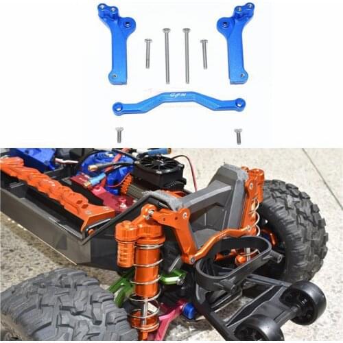 TRAXXAS 1/10 4s MAXX MONSTER TRUCK 89076-4 Aluminum alloy front / rear adjustable shock mount alternative # 8938 8939