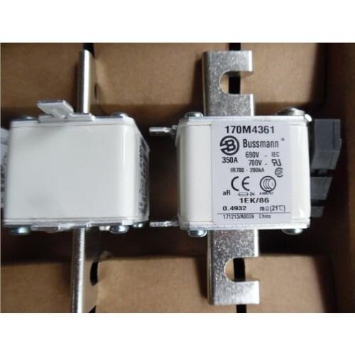 Fuses: 170M3358 40A 690V / 170M3359 50A / 170M3360 63A / 170M3361 80A / 170M3362 100A 690V aR