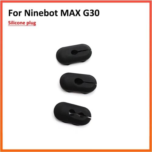 Silicone Plug For Ninebot MAX G30 G30D Electric Scooter Waterproofx Cover Case Dust Plug Rubber Accessories