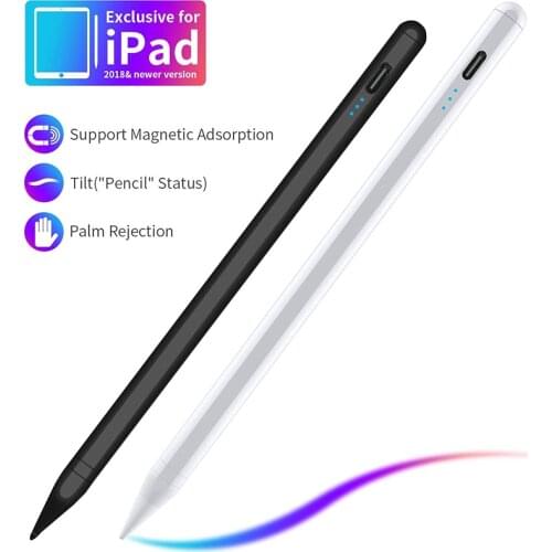 Stylus pencil compatible with ipad 2018-2020 Caneta touch For Working，Learning，Drawing apple pencil case Smart touch switch