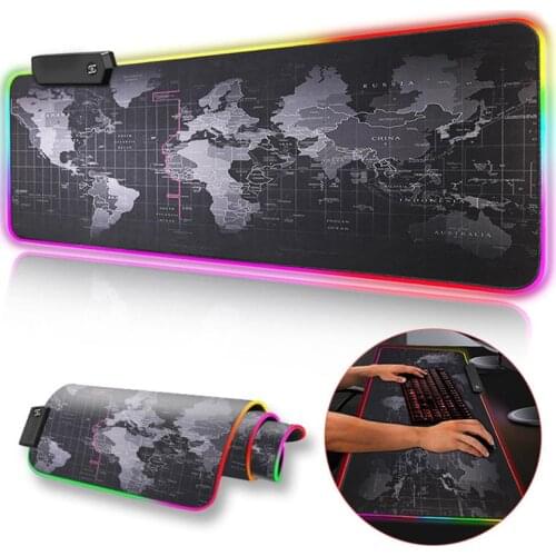 Luminous RGB aming Mouse Pad LED Gamer Computer Mousepad RGB Mause Pad Large Mousepad For Desk Keyboard LED Mice Mat
