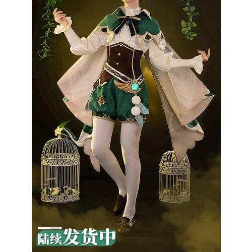 Venti Cosplay Game Genshin Impact Cosplay Mens Anime And Womens Costume Pre-sale 2021 New