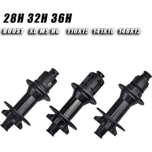 Bicycle BOOST Hub 28/32/36H Mountain Bike Hub 6 bolt DT Ratchet MTB Hubs 148*12 110*15 For SHIMANO SRAM 11S 12S HG XD MS Hub