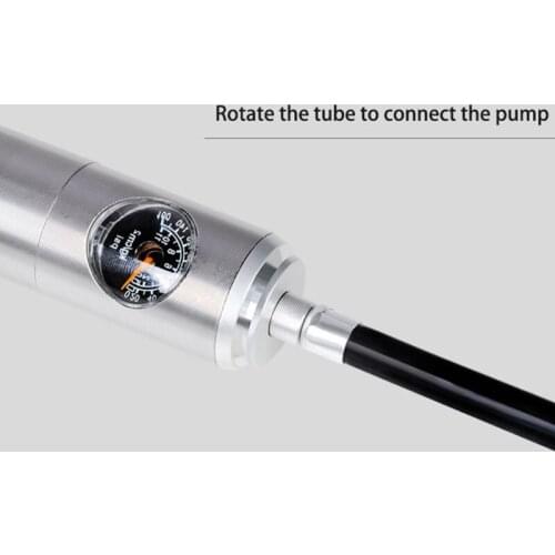 Mini Bicycle High Pressure Pump Aluminum Alloy Tire Ball Inflator Accessories