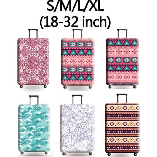 Luggage protective cover trolley case cover travel dust-proof elastic cover bag 18-32 inch thick wear-resistant durable durable