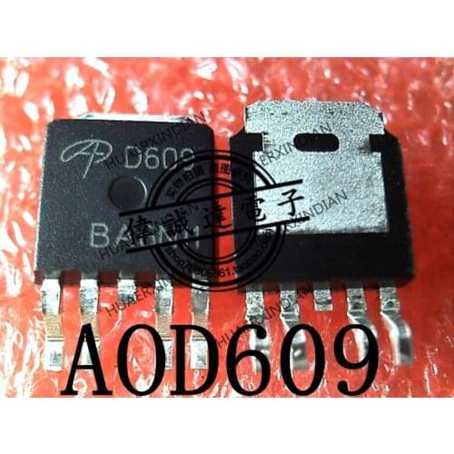 1Pieces New Original AOD609 D609 TO-252-4L In Stock Real Picture