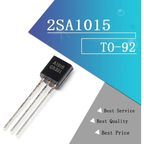 100PCS/Lot A1015 2SA1015 a1015 2sa1015 TO-92 Triode New Wholesale Electronic