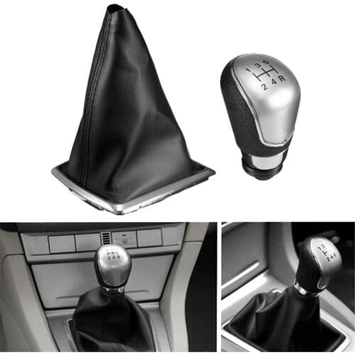 5 Speed Manual Car Gear Shift Knob Shifter Lever Gaiter Boot Cover for ford Focus MK2 FL MK3 MK4 MK7 Mondeo Kuga Galaxy