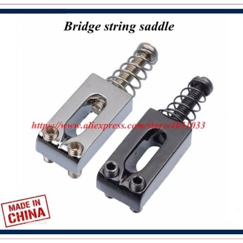 Guitar accessories - 6PCS Electric guitar single vibrato bridge string saddle - Guitar parts
