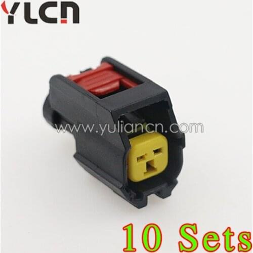 Free shipping 10sets kit auto electric plastic 2p female and male connector