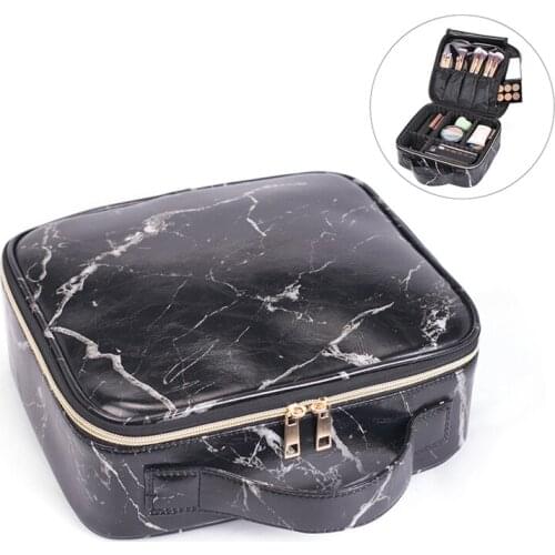 LKEEP Brand Cosmetic Case Suitcases Multi-storey Large Professional Makeup Bag Women Beauty Storage Organizer Cosmetic Bag