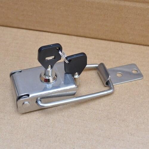 Stainless steel lock Electrical Box hasp Toolbox buckle Insulation wood case Sealing Box Waterproof Box Light Advertising Box