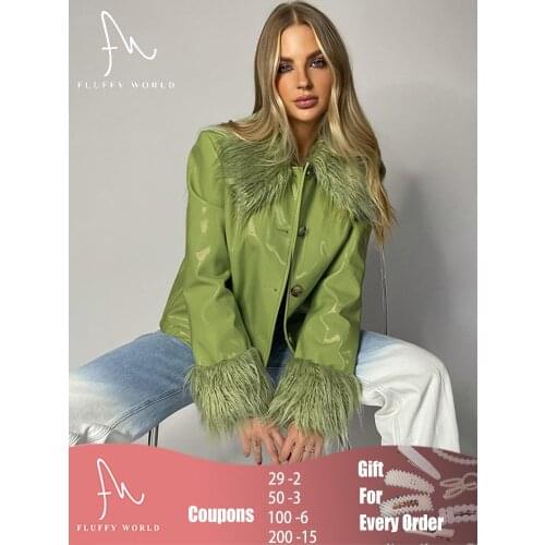 Fluffy World Women's Leather Jackets