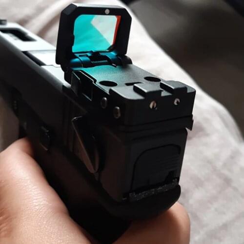 RMR Red Dot Pistol Sight Folding Reflex Glock Collimator 20mm Weaver Rail Hunting Airsoft Rifle Handgun Mini Holographic Scope