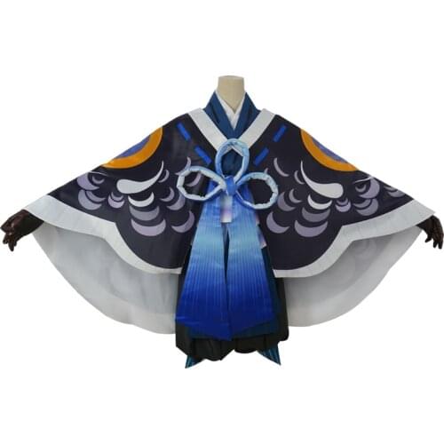 Hot Game Onmyoji SR Kuro Douji Kimono Cosplay Costume Uniform Kurodooji New Skin Cosplay Halloween Costumes Fancy Party Dress