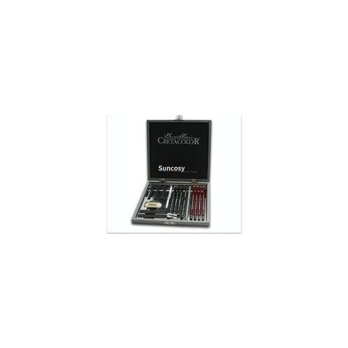 Cretacolor Silver Wood Graphite Box Draw Set (400 18)