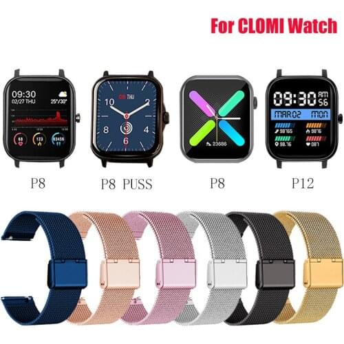 Metal Strap For COLMI P8 Plus Pro Mix Wrist Strap For COLMI P12 P10 P9 V31 V23 Pro Land 1 2S Bracelet Wristband Accessories